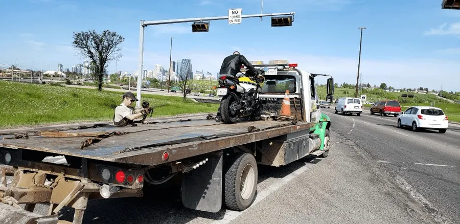 Open Motorcycle Trailer